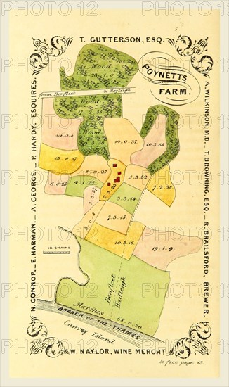 An Account of the several Charities and Estates belonging to the Parish of Enfield, 19th century engraving