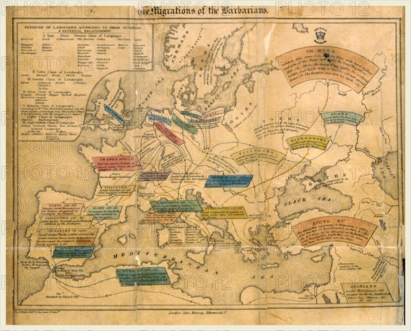 The History of the Decline and Fall of the Roman Empire  A new edition, etc. With maps, 19th century engraving