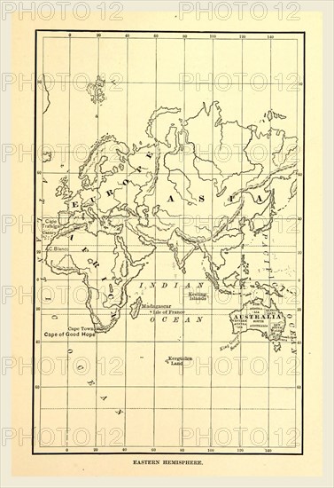 What Mr. Darwin saw in his Voyage round The World, 19th century engraving