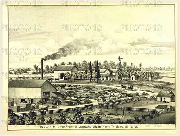 Mill, History of Marshall county, Indiana, 1836 to 1880, 19th century ...