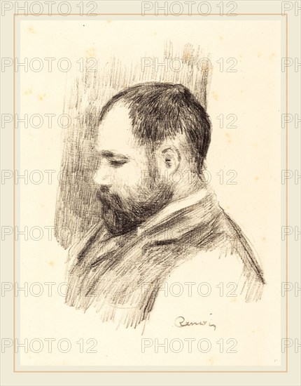 Auguste Renoir, Ambroise Vollard, French, 1841-1919, 1904, lithograph