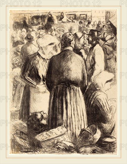 Pissarro, Marché à Pontoise