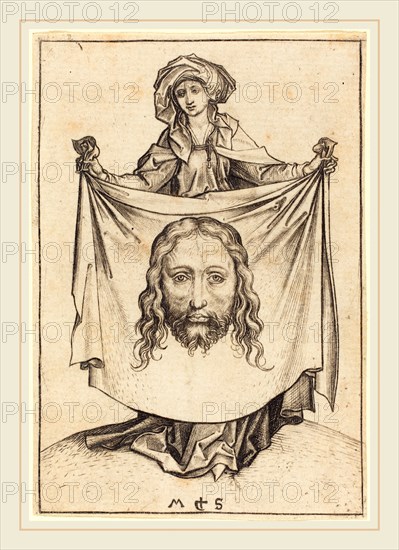 Martin Schongauer (German, c. 1450-1491), Saint Veronica, c. 1480, engraving