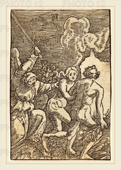 Albrecht Altdorfer (German, 1480 or before-1538), Expulsion from Paradise, c. 1513, woodcut