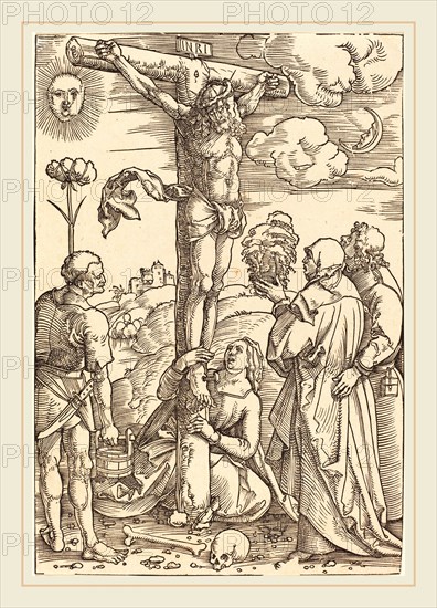 Hans Baldung Grien (German, 1484-1485-1545), Christ on the Cross, 1505, woodcut