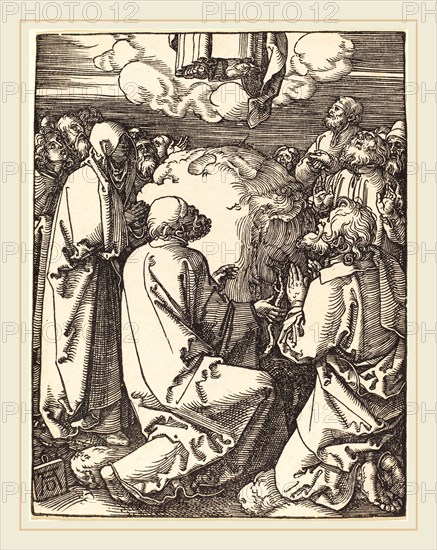 Albrecht DÃ¼rer (German, 1471-1528), The Ascension, probably c. 1509-1510, woodcut