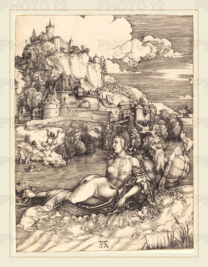 Albrecht DÃ¼rer (German, 1471-1528), Sea Monster ("Das Meerwunder"), c. 1498, engraving