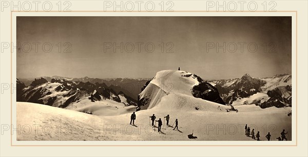 Adolphe Braun (French, 1812-1877), Summit of Mont Titlis, Switzerland, 1866, carbon print