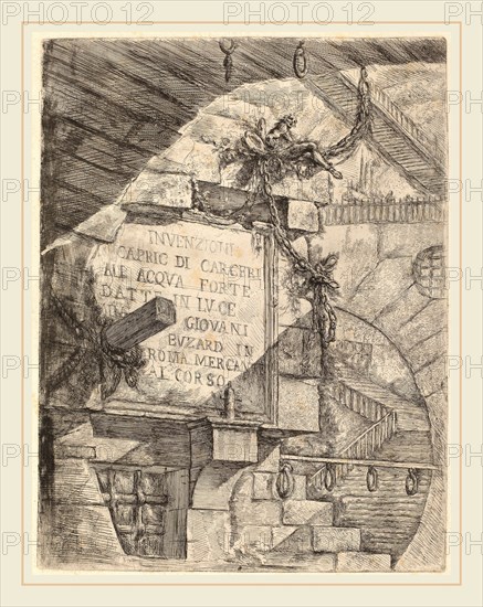 Giovanni Battista Piranesi (Italian, 1720-1778), Title Plate, published 1749-1750, etching, engraving, sulphur tint or open bite