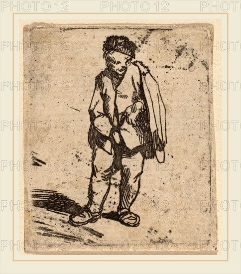 Cornelis Bega (Dutch, 1631-1632-1664), Man in a Short Cloak, etching