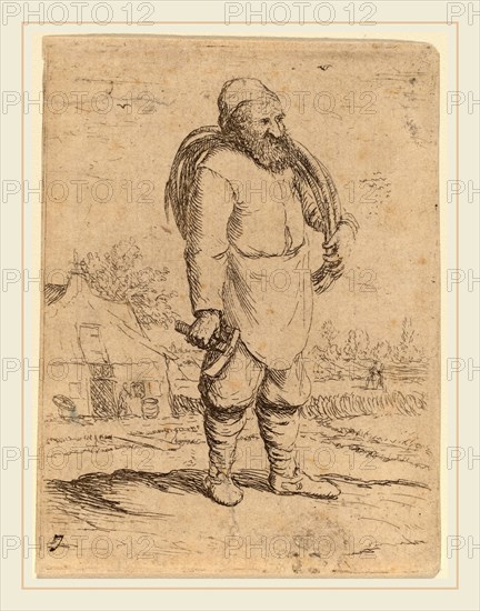 Willem Basse (Dutch, 1613 or 1614-1672), A Cooper, c. 1630-1660, etching on laid paper