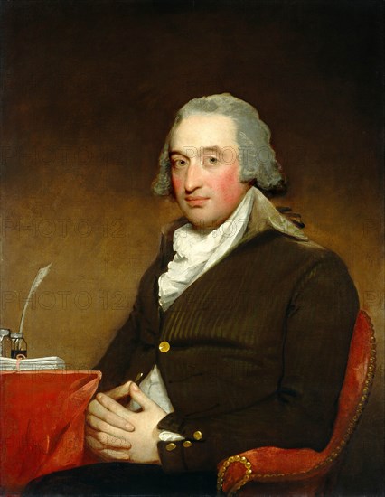 Gilbert Stuart, George Pollock, American, 1755-1828, 1793-1794, oil on canvas