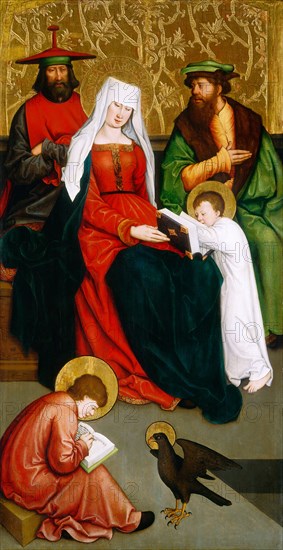 Bernhard Strigel, Saint Mary Salome and Her Family, German, 1460-1461-1528, c. 1520-1528, oil on panel
