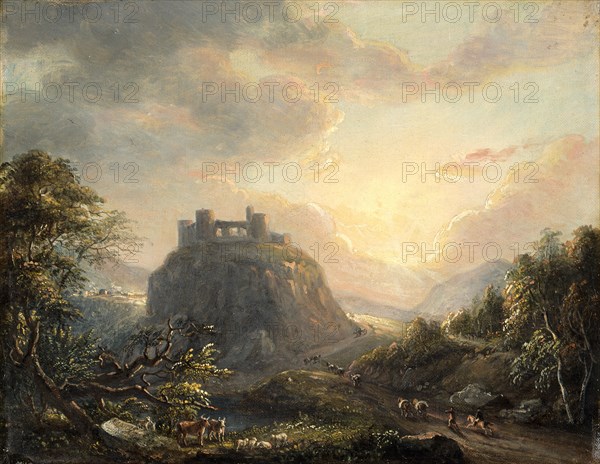 Landscape with a Castle Signed and dated, lower left: "P Sandby RA | [date illeg.]", Paul Sandby, 1731-1809, British