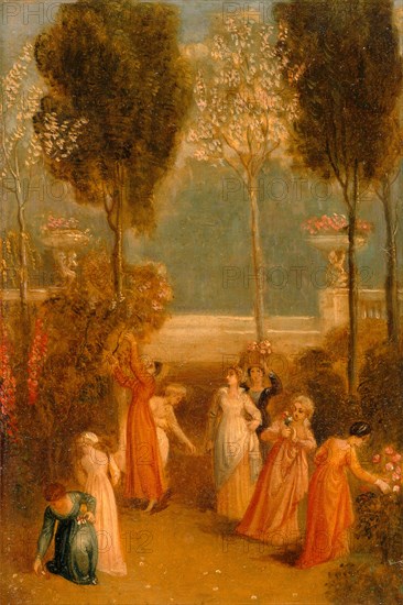 The Garden, Thomas Stothard, 1755-1834, British