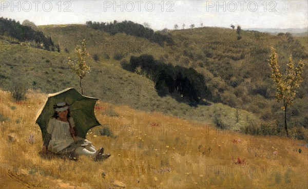 Sunny Days Signed and dated in brown paint, lower left: "L Alma-Tadema [ ? ]", Lawrence Alma-Tadema, 1836-1912, Dutch