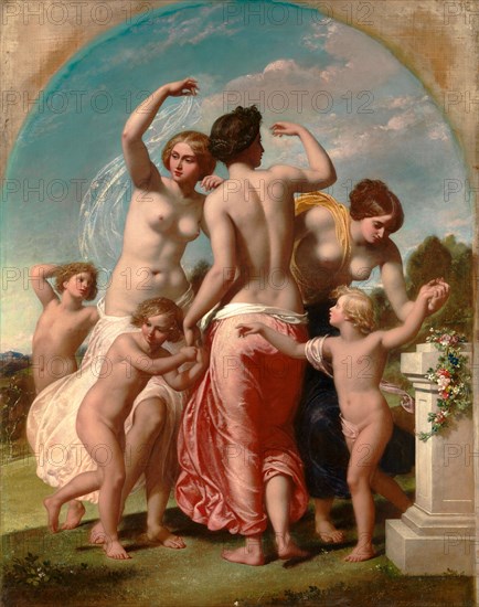 The Three Graces, William Edward Frost, 1810-1877, British