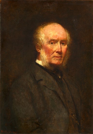 Self-Portrait at the Age of 83 Signed and dated, lower left: "WP Frith 1901", William Powell Frith, 1819-1909, British