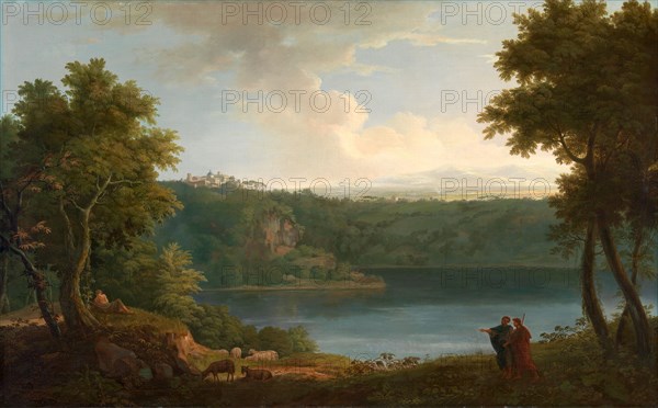 Lake Albano, George Lambert, 1700-1765, British