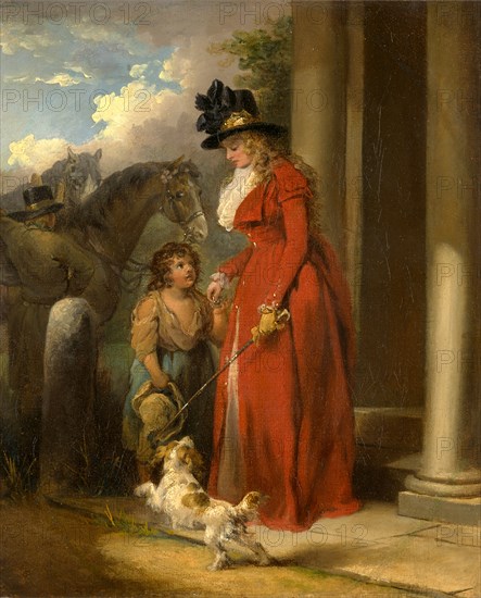 The Squire's Door, George Morland, 1763-1804, British