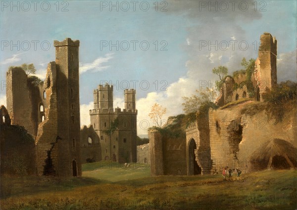 Caernarvon Castle Signed in black paint, lower center: "J [...] Farrington", Joseph Farington, 1747-1821, British