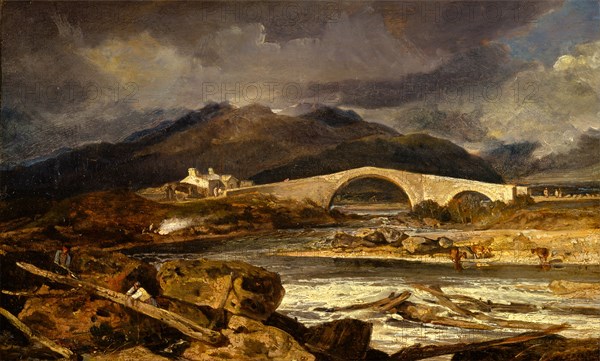 Tummel Bridge, Perthshire Dummel Bridge Dummel Bridge, Fifeshire, Painted in 1812 Highland Bridge, Joseph Mallord William Turner, 1775-1851, British