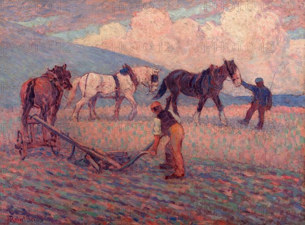 The Turn Rice-Plough, Sussex The Turn-Rice Plough Signed, lower left: "Robert Bevan", Robert Polhill Bevan, 1865-1925, British