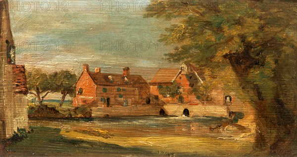 Flatford Mill, John Constable, 1776-1837, British