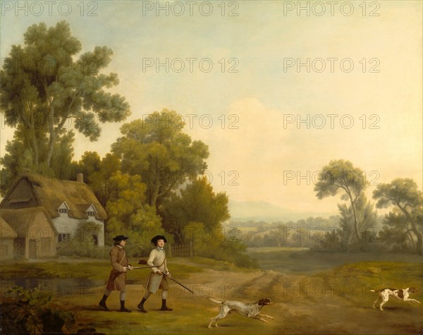 Two Gentlemen Going a Shooting Two Gentlemen out Shooting Signed and dated, lower right: "Geo. Stubb[s] | Pinxit [....]", George Stubbs, 1724-1806, British