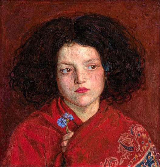 The Irish Girl, Ford Madox Brown, 1821-1893, British