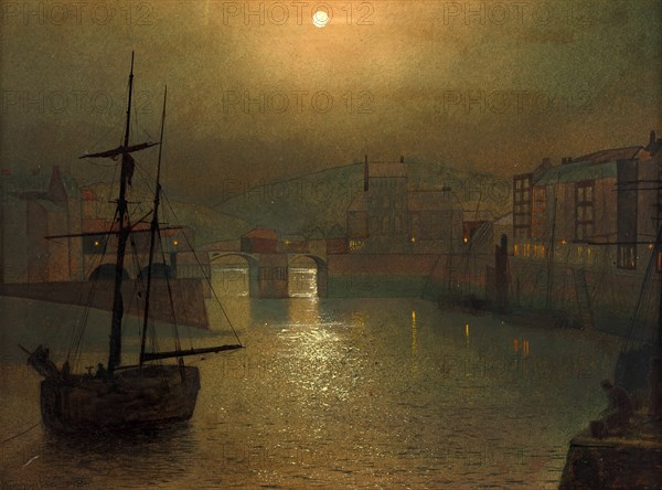 Harbor Scene, John Atkinson Grimshaw, 1836-1893, British