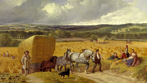Harvest Signed and dated, lower center: "J.F. Herring 1857", John Frederick Herring, 1795-1865, British