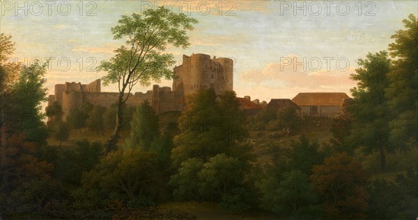 Saltwood Castle Signed and dated, lower center: "G Lambert. 1762", George Lambert, 1700-1765, British