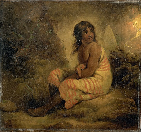 Indian girl Signed and dated, upper left: "G Morland | 1793", George Morland, 1763-1804, British