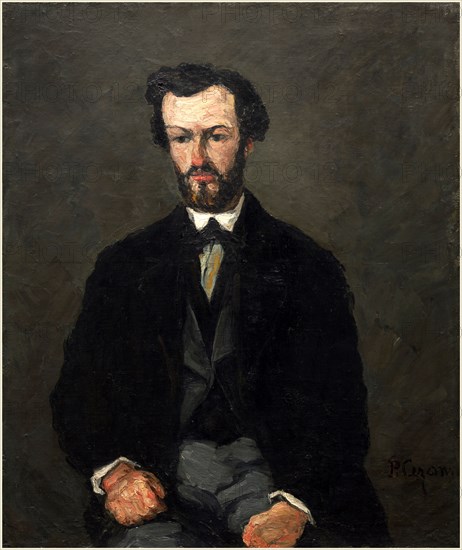 Paul Cézanne, French (1839-1906), Antony ValabrÃ¨gue, 1866, oil on canvas
