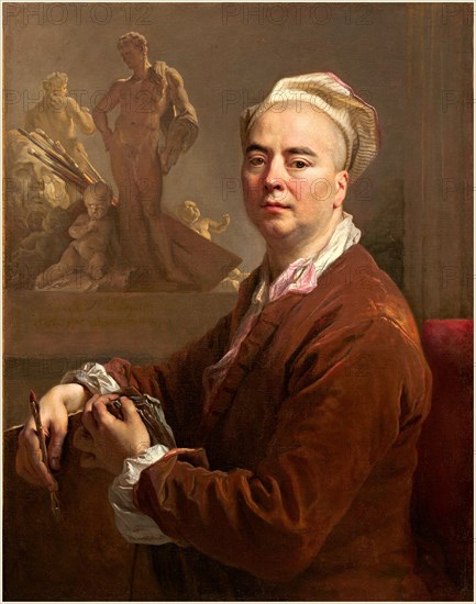 Nicolas de Largillierre, French (1656-1746), Self-Portrait, 1707, oil on canvas