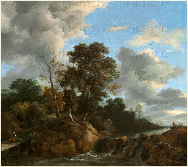 Jacob van Ruisdael, Dutch (c. 1628-1629-1682), Landscape, c. 1670, oil on canvas