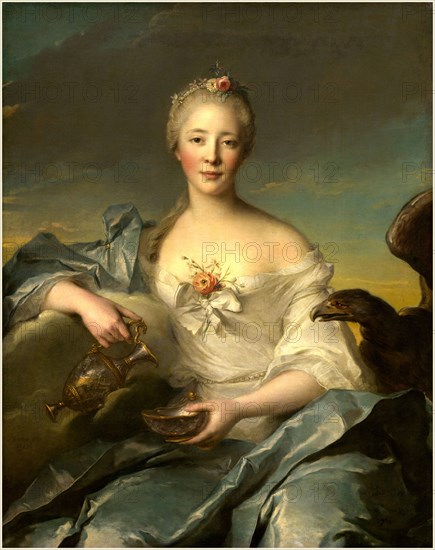 Jean-Marc Nattier, French (1685-1766), Madame Le FÃ¨vre de Caumartin as Hebe, 1753, oil on canvas