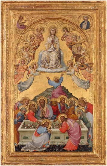 Paolo di Giovanni Fei, Italian (mentioned 1369-1411), The Assumption of the Virgin, probably c. 1385, tempera on panel