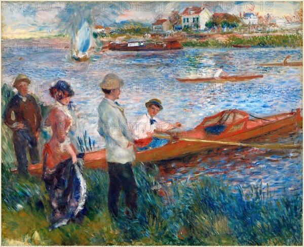Auguste Renoir, French (1841-1919), Oarsmen at Chatou, 1879, oil on canvas