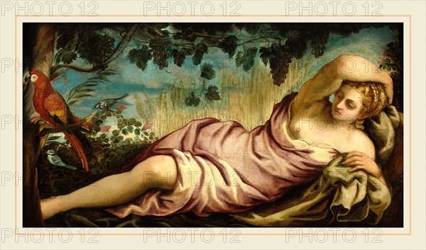 Jacopo Tintoretto, Summer, Italian, 1518-1594, c. 1555, oil on canvas