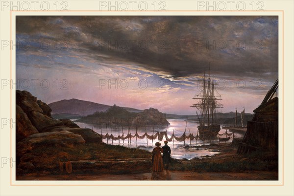 Johan Christian Dahl, Norwegian (1788-1857), View from Vaekero near Christiania, 1827, oil on canvas