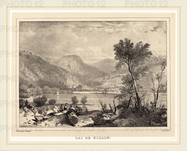 Richard Parkes Bonington after Francois Alexandre Pernot, British (1802-1828), Lac de Killin, 1826, lithograph