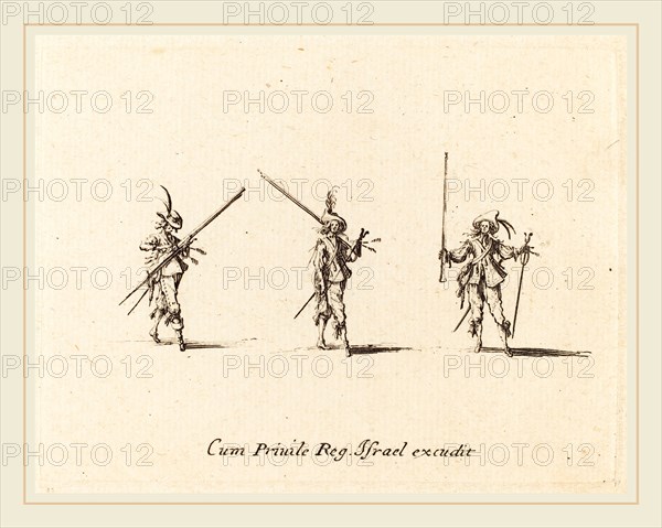 Jacques Callot, French (1592-1635), Drill with the Musket, 1634-1635, etching