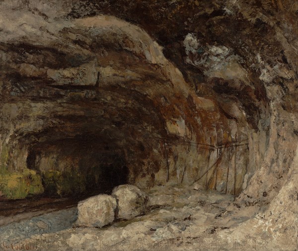 Courbet, La grotte de Sarrazine près de Nans-sous-Sainte-Anne