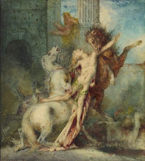 Diomedes Devoured by Horses