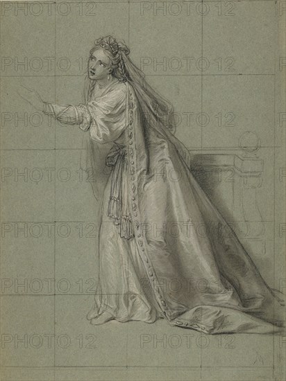 Study of a Woman (Rodugune) Turned toward the Left