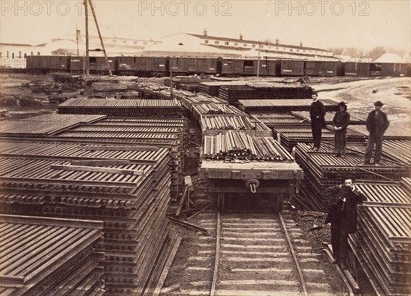 Rails of the Manassas Gap Railroad, Alexandria Va.