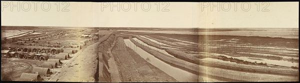 Interior of South Taku Fort, Showing the Place of Landing