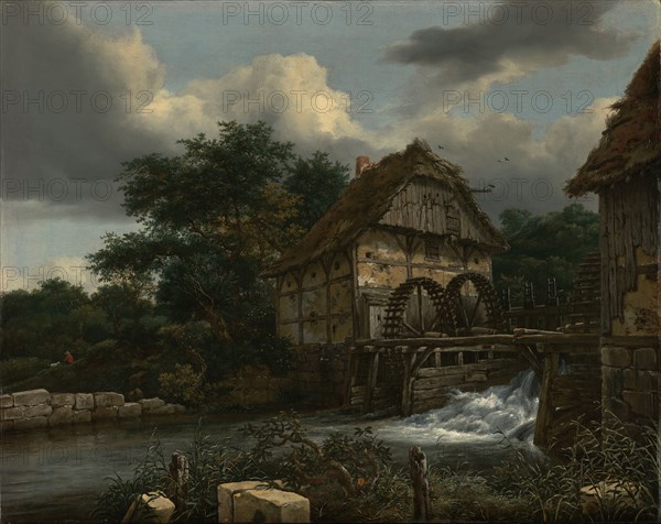 Two Watermills and an Open Sluice